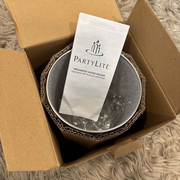 PartyLite Enchanted Woodland Votive Hurricane - Picture 3 of 10